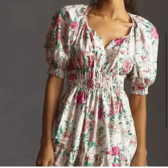 *Anthropologie The Somerset Maxi Dress- Puff Sleeve Edition - Picture 2 of 5